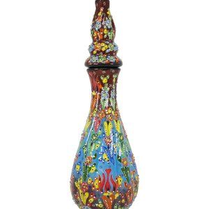 Turkish Handmade Ceramic Long Vase